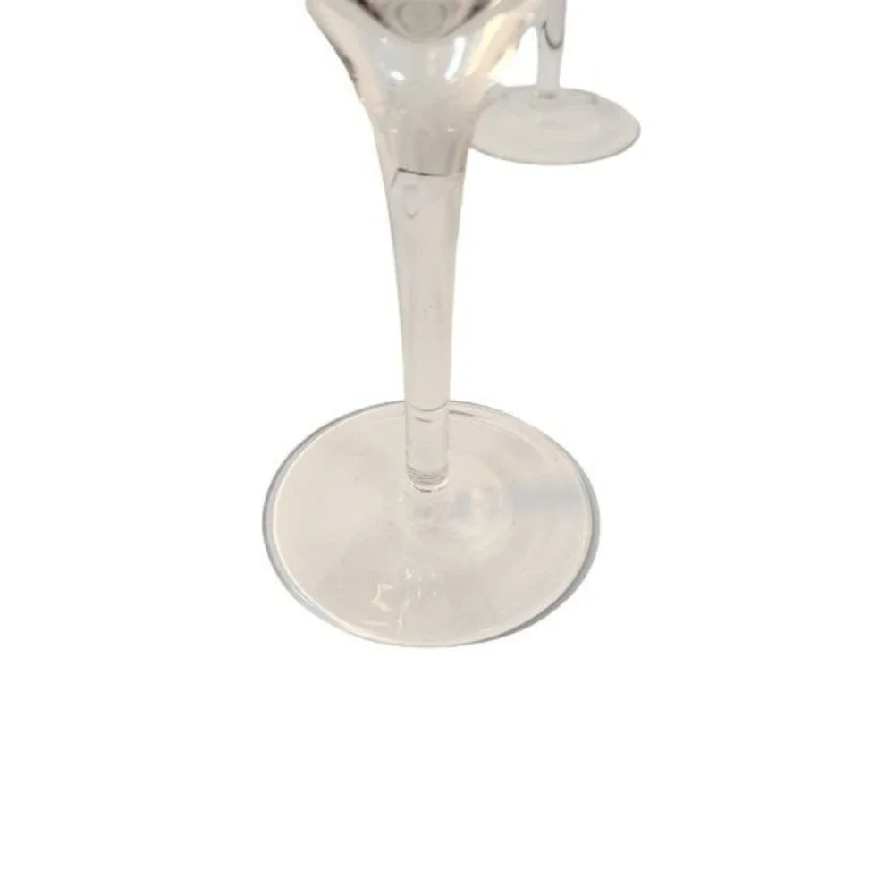 Set‎ of 4 Oversized Chic Martini Glasses Decorative Edging